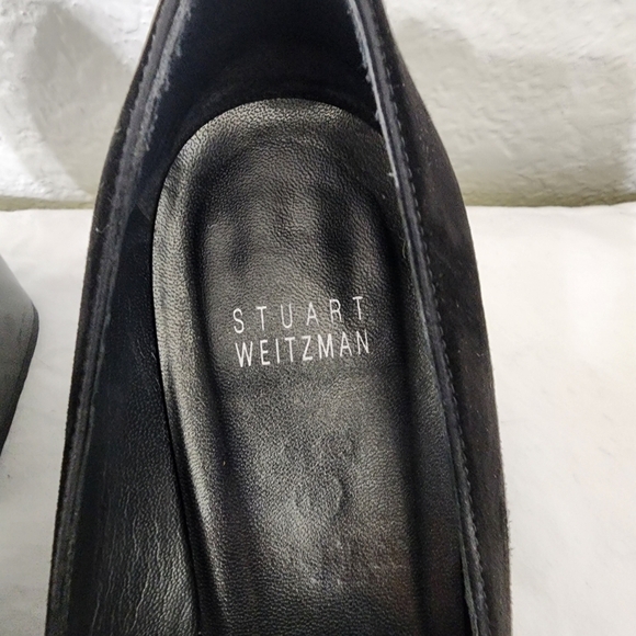 Stuart Weitzman Black Pumps Size 8.5 N - Picture 10 of 12